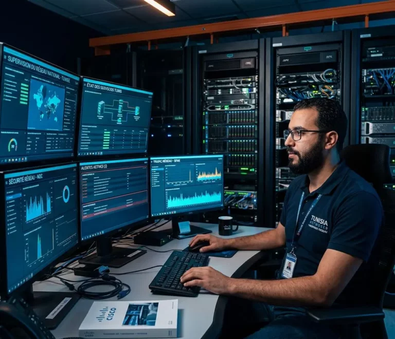 Administration réseau externalisée en tunisie : expert informatique